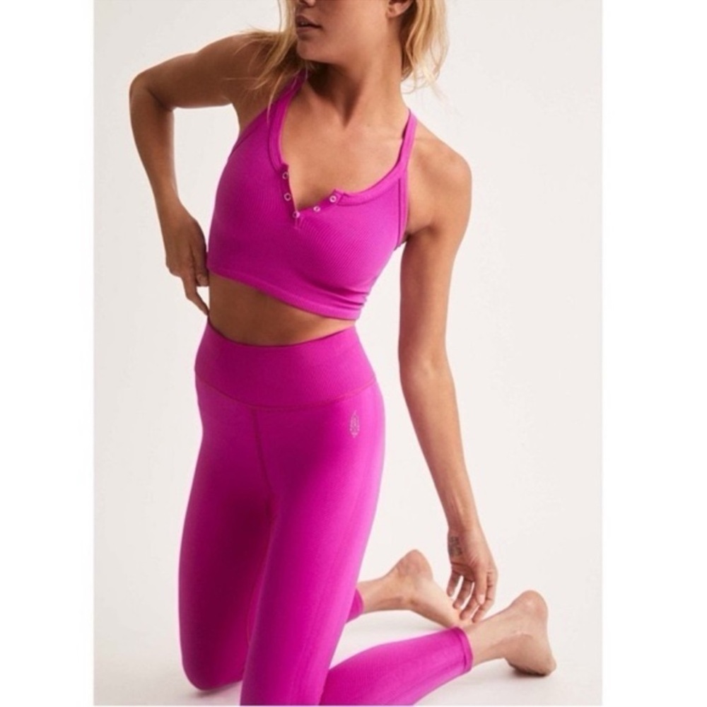 FREE PEOPLE FP Movement High-Rise Free Throw Leggings Size S NWT